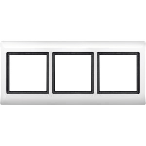 MTN400319 Рамка 3 поста IP44, полярно-белый Schneider Electric Merten Aquadesign