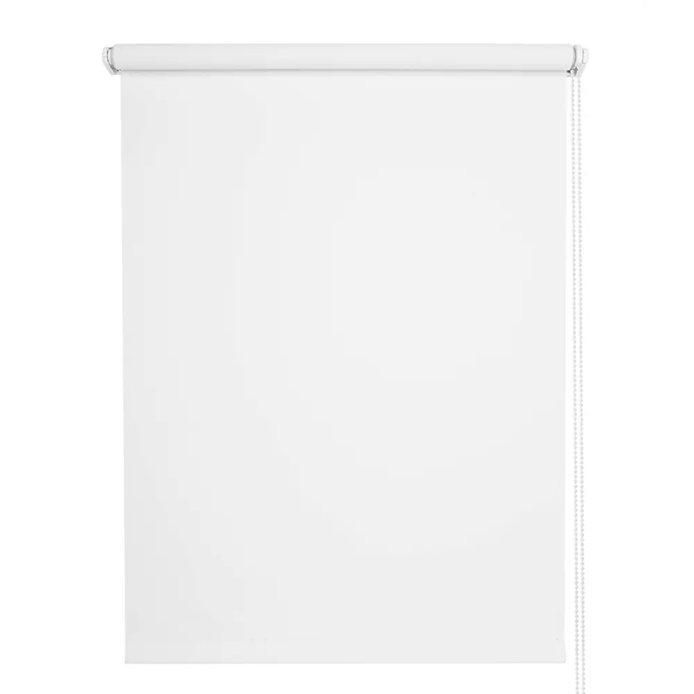 Штора рулонная блэкаут Сантос 40x160 см белая DOMLEGRAND STLM-2105688