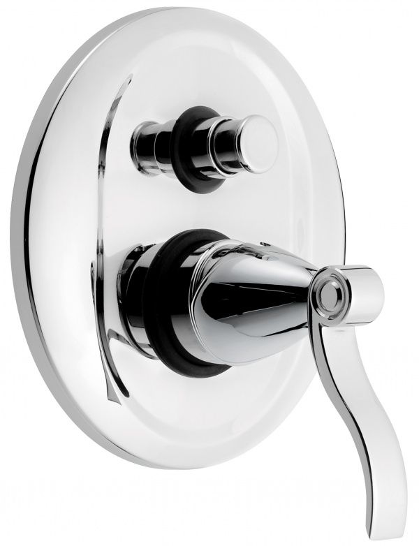 39019OR Смеситель Abel внутристенный, с переключателем на 2 выхода. цвет золото EMMEVI