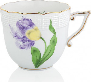 54938 Herend Чашка кофейная 160мл "Китти" (фиолетовая) Фарфор, Керамика