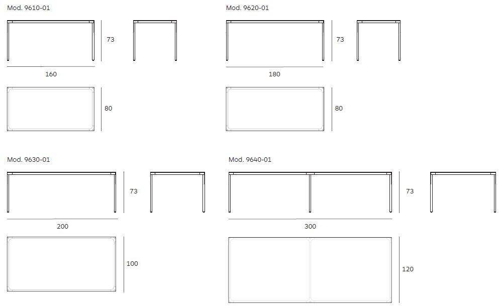 Plank Прямоугольный стол из hpl Fila sun-id-1515501 - Вид №8