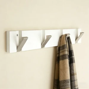 ВЕШАЛКА 4 КРЮЧКА PLY БЕЛ/МЕТ KONSENSA