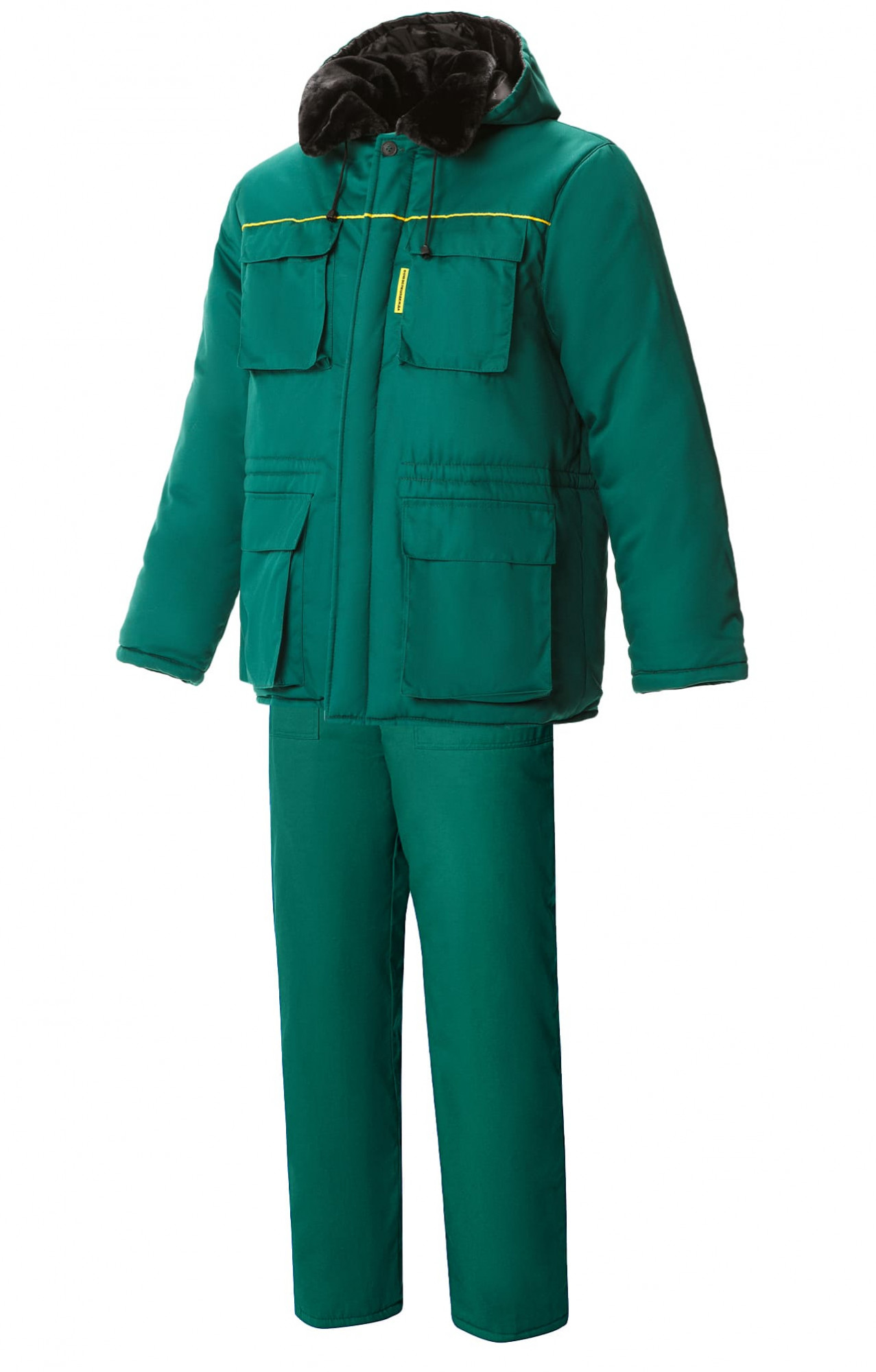 63761 Костюм "Эксперт-К" зимний темно-зеленый  Зимняя спецодежда  размер 60-62/182-188 