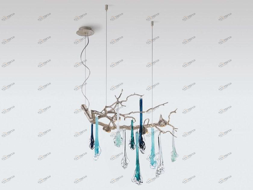 Serip Подвесной светильник из бронзы ручной работы Coral Ct3393/4