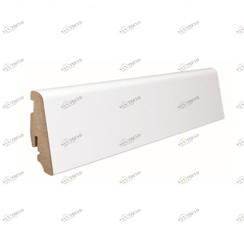 Плинтус Haro White Ral9016 МДФ+эмаль 2200х58 мм 1010000290
