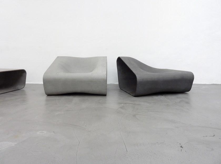 SWISSPEARL Italia Модульная скамейка из бетона со спинкой Design sun-id-1465693 - Вид №1