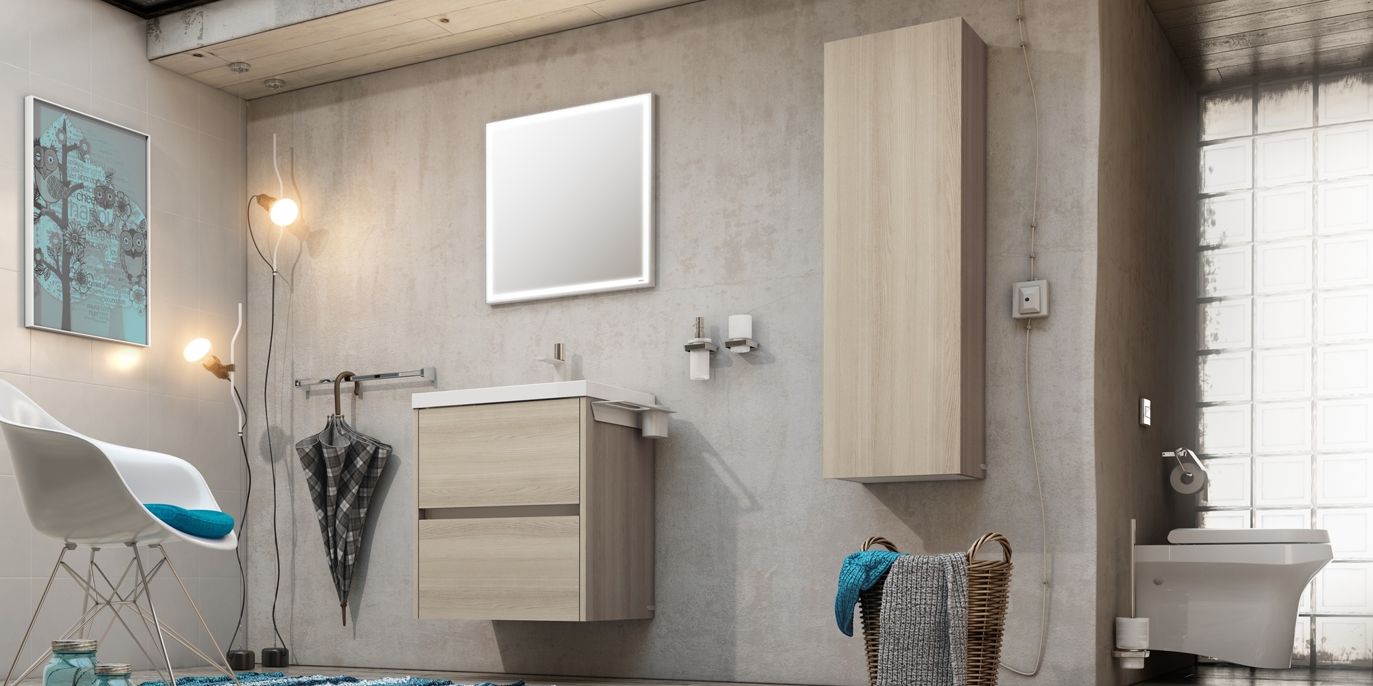 Sonia Комплект мебели для ванной 1 CODE CODE1 - Вид №1