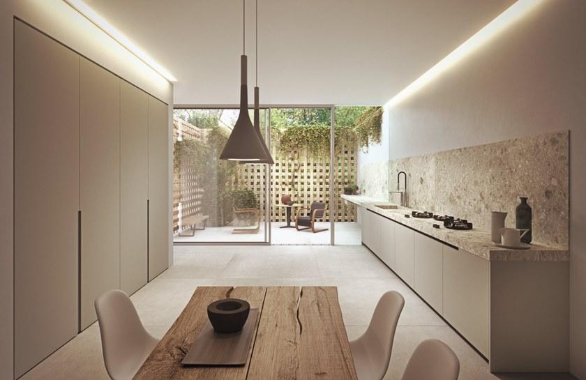 Alta Cucine Лакированная кухня с островом Sistema 22.2 sun-id-1447084 - Вид №1