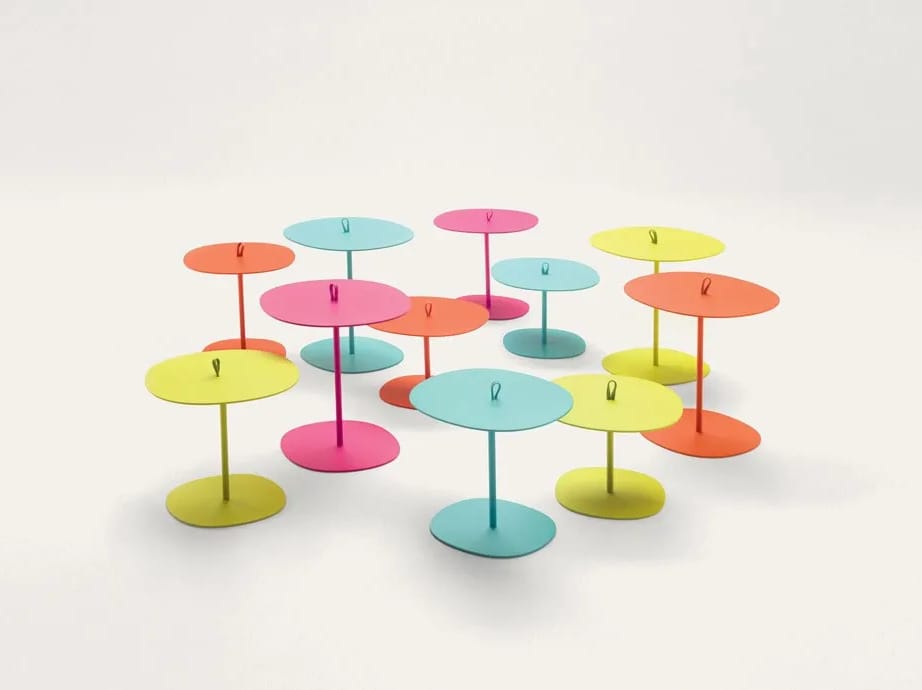 Алюминиевый круглый садовый столик Paola Lenti STRAP ARCH-00022651 - Вид №1