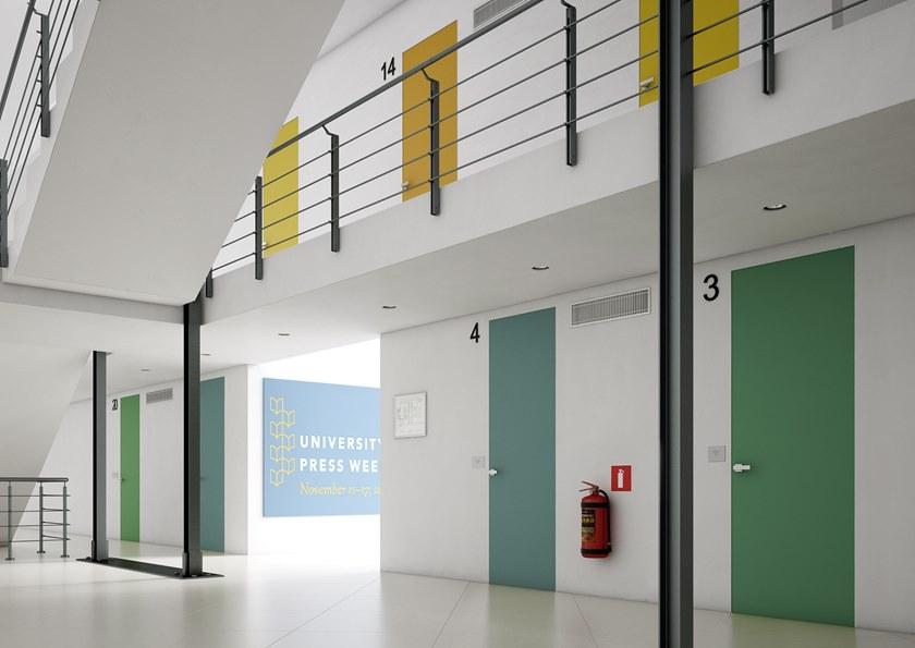 BLUINTERNI Распашная дверь заподлицо со стеной B-line sun-id-1442037 - Вид №3