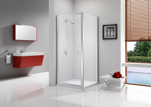 Дверь душевая для установки с боковой панелью A0306E0 Merlyn Ionic Хромированный