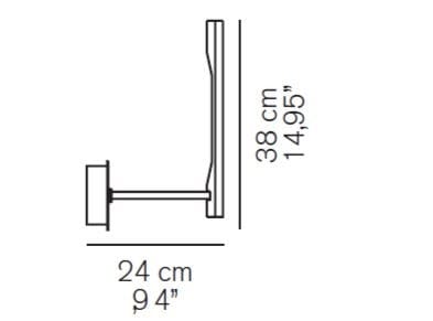 Металлический светодиодный настенный светильник Oluce Ilo ARCH-00045710 - Вид №4