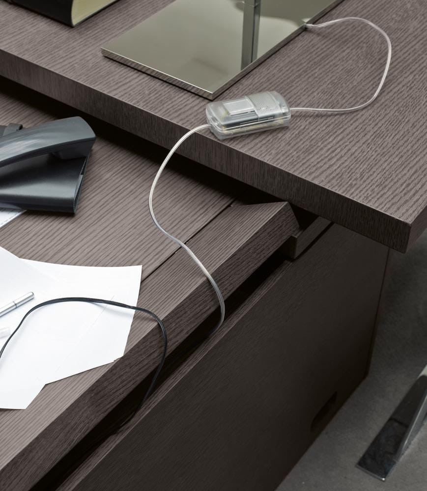 Круглый стол из стали и дерева B&B Italia Project AC Executive ARCH-00070639 - Вид №6