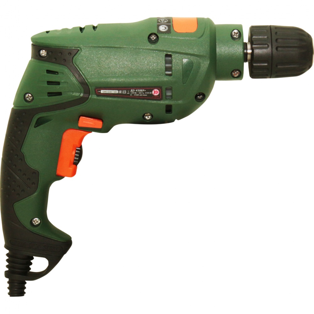 39698 Калибр Электрическая дрель ДЭ-430ЕР+  - Вид №2