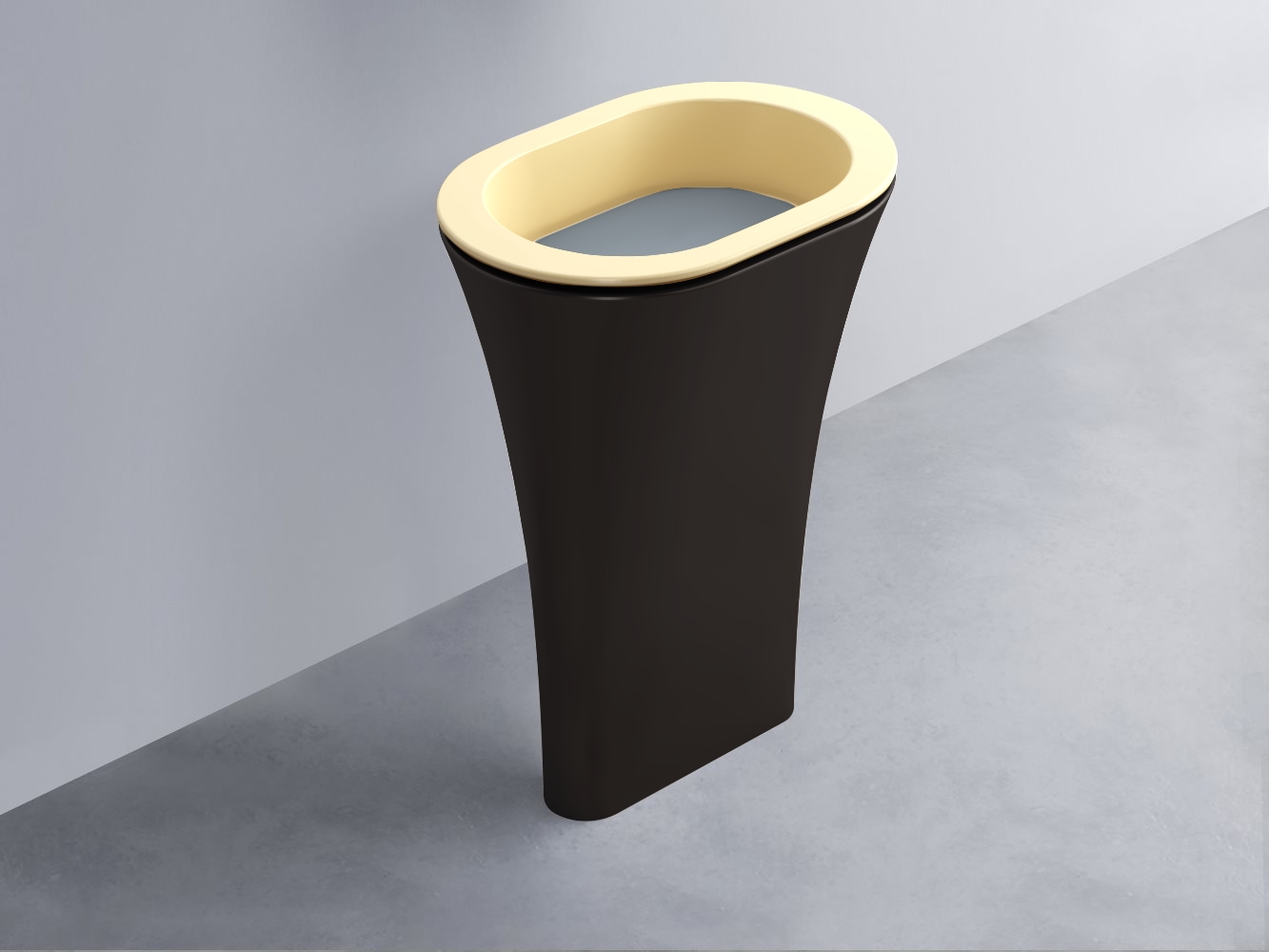 AMLA65-CN+AMPILO-BR+AMCOLO-LV Раковина Amedeo Ovale отдельностоящая cielo Enjoy + Amedeo Ceramica Cielo