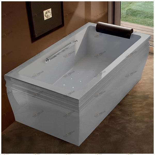 Ванна с аэроомассажем серая Gruppo Treesse Blanque 1810 DXSTAV161CSE