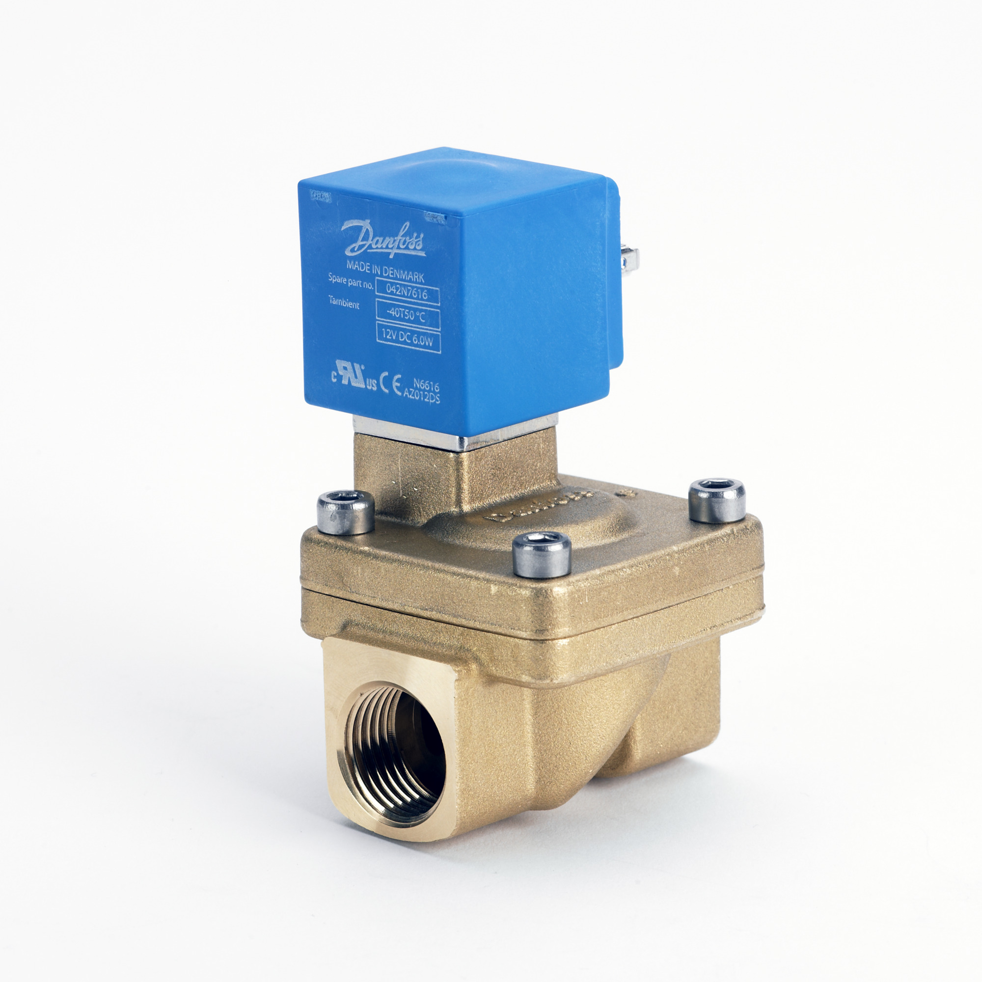 Danfoss EV220W — двухходовые электромагнитные клапаны EV220W Клапан электромагнитный 042U436732  - Вид №1