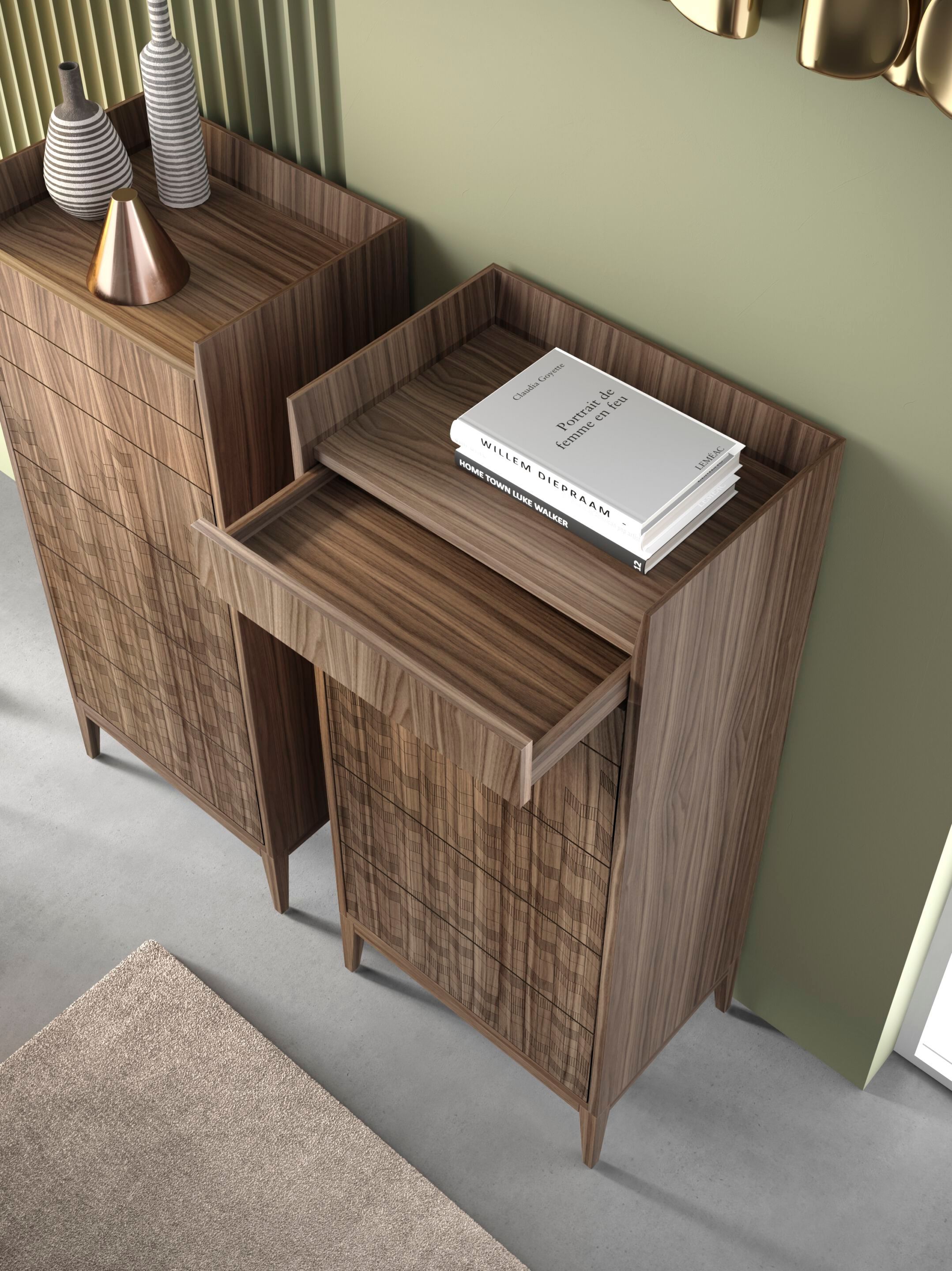 Комод из грецкого ореха Barba design ARCH-00012065 - Вид №2