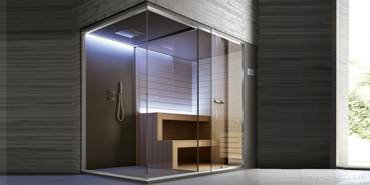 СПА: САУНА С ДУШЕМ НИША  252 ETHOS Gruppo Geromin SSAET7N5DH - Вид №1