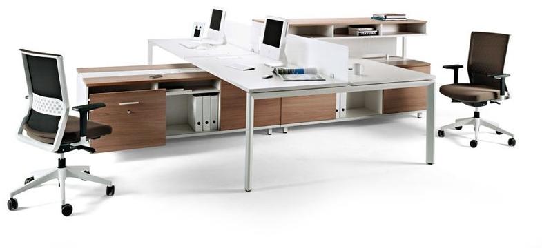 ACTIU Модульный стол со встроенной полкой sun-id-1477644 - Вид №12