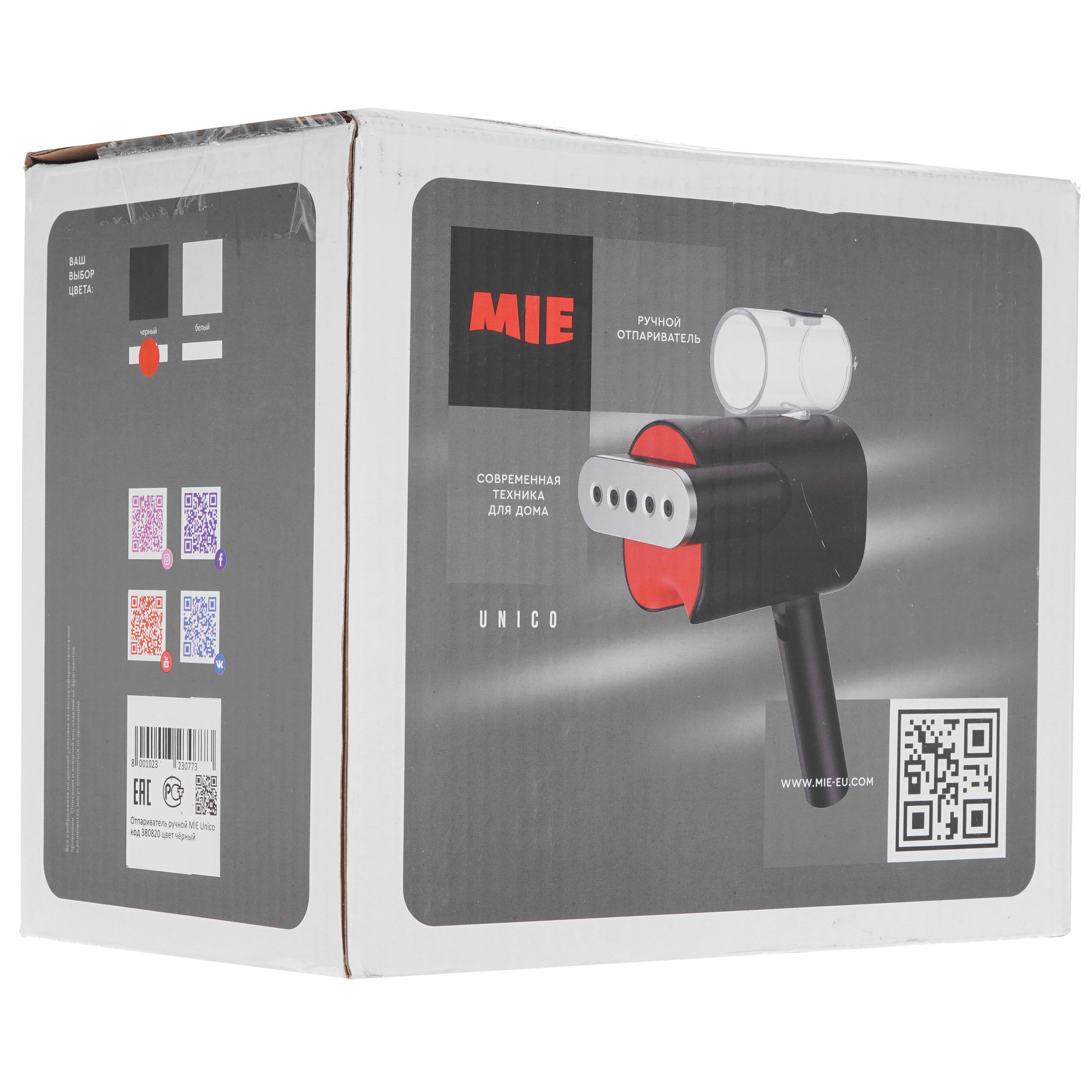 5332817 Отпариватель MIE Unico Black черный STDN-0148223 - Вид №9