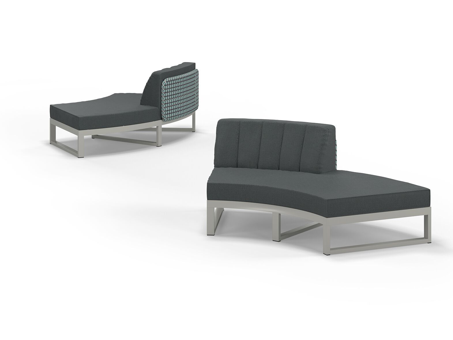 Модульный изогнутый садовый диван из ткани MAMAGREEN Munia ARCH-00071252 - Вид №7