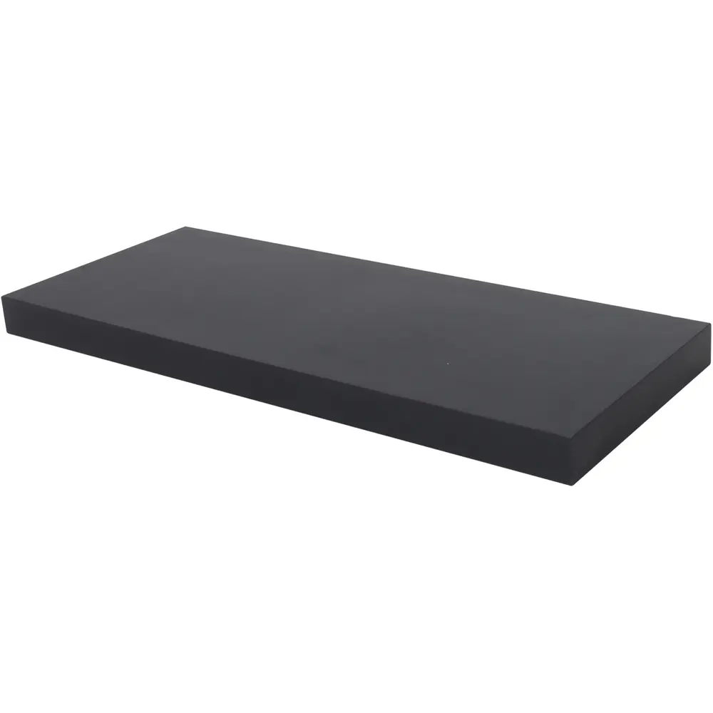 Полка мебельная прямая 80x23.5x3.8 см МДФ цвет чёрный 81898861 STLM-2046662 SPACEO 