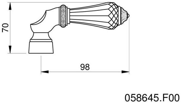 Bronces Mestre Удаленная команда Shower system 058645.f00.50 - Вид №1