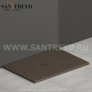DT101CS Душевой поддон 100x70 керамический Globo