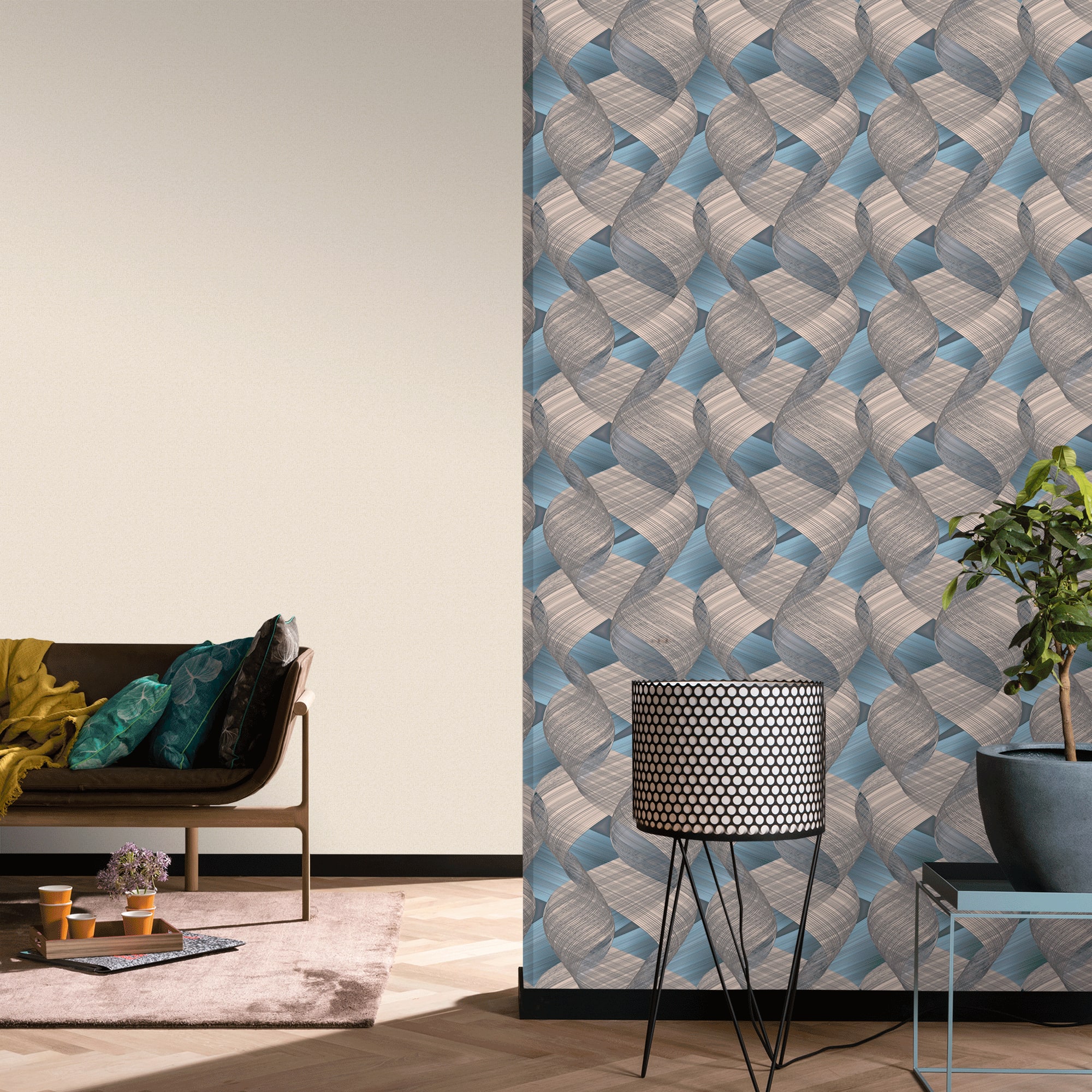 83211717 Обои флизелиновые Erismann бежевые 1.06 м 60114-16 Fusion Santreyd - Вид №3