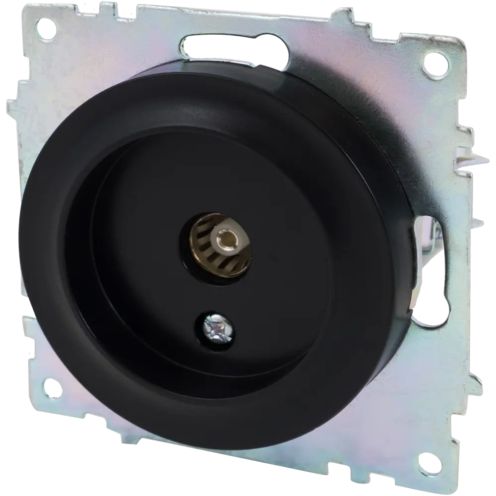 ТВ-розетка встраиваемая Onekey Florence, цвет чёрный ONEKEYELECTRO STLM-2012844 - Вид №2