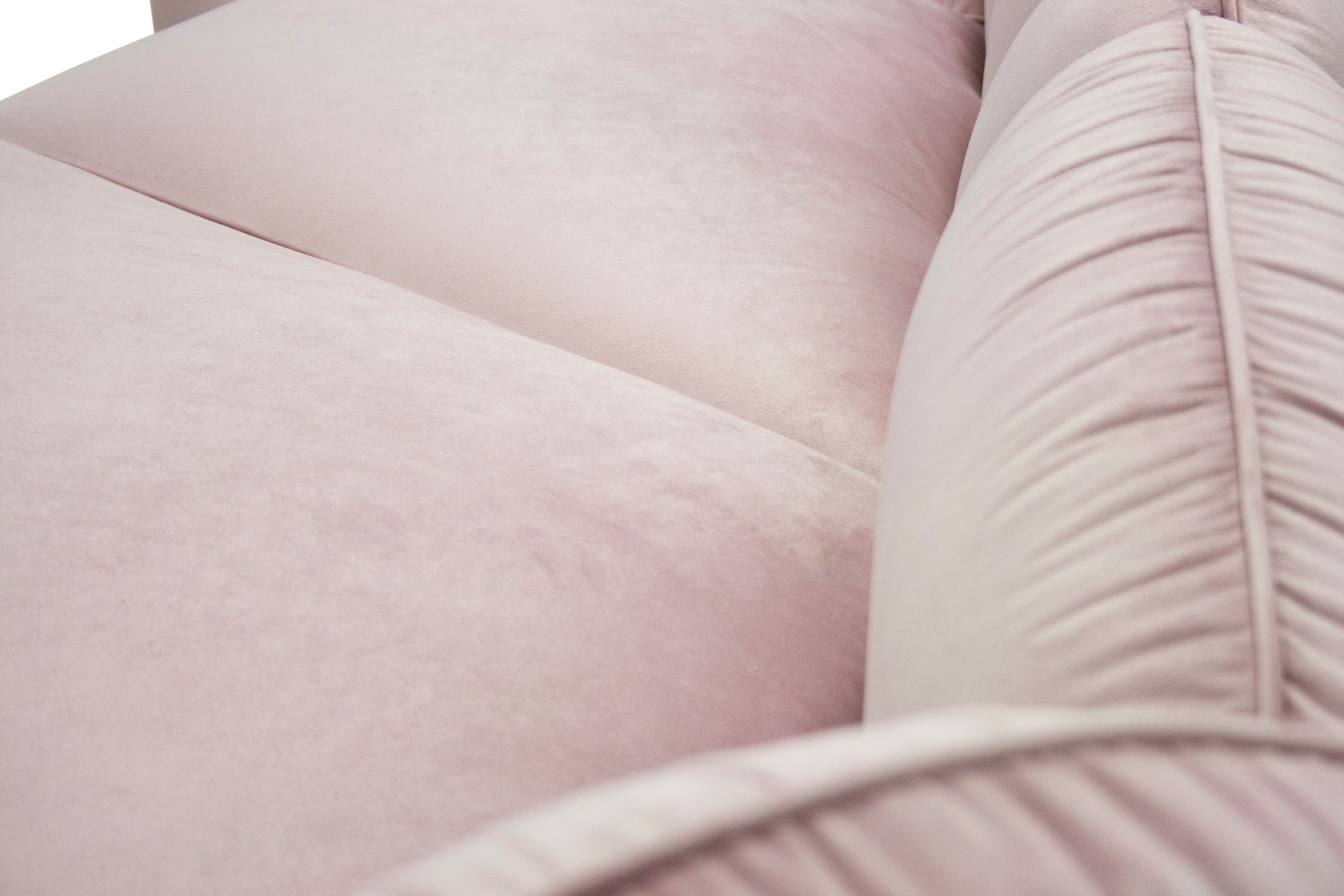 Бархатный изогнутый диван CREARTE COLLECTIONS Lab Cotignac ARCH-00088287 - Вид №6