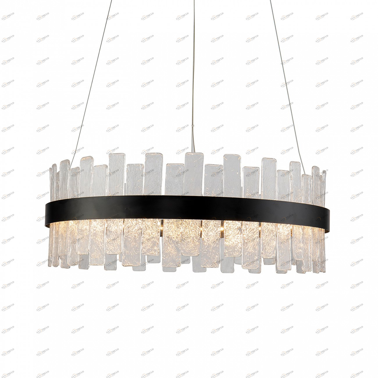 Светильник подвесной 42х70 см черный Delight Collection KG1175P-R70 DELIGHT COLLECTION ДИЗАЙНЕРСКИЕ 00-3883154 Прозрачный;черный 