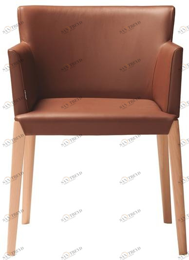 Capdell Мягкое кожаное кресло с подлокотниками Dual sun-id-1375819