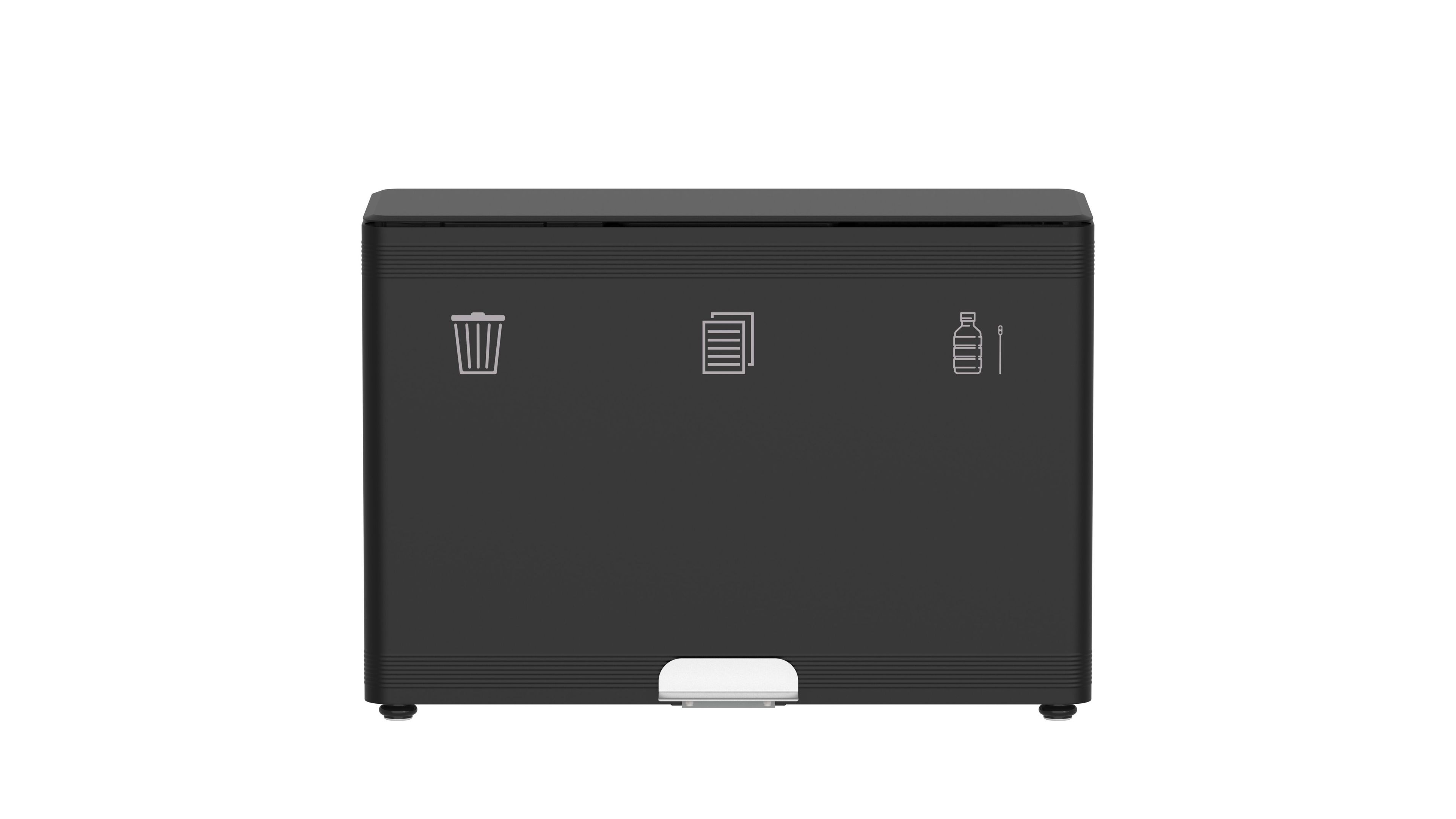 Стальная стойка для мусора с порошковым покрытием с крышкой FUNCTIONALS DITCH ARCH-00011679 - Вид №20