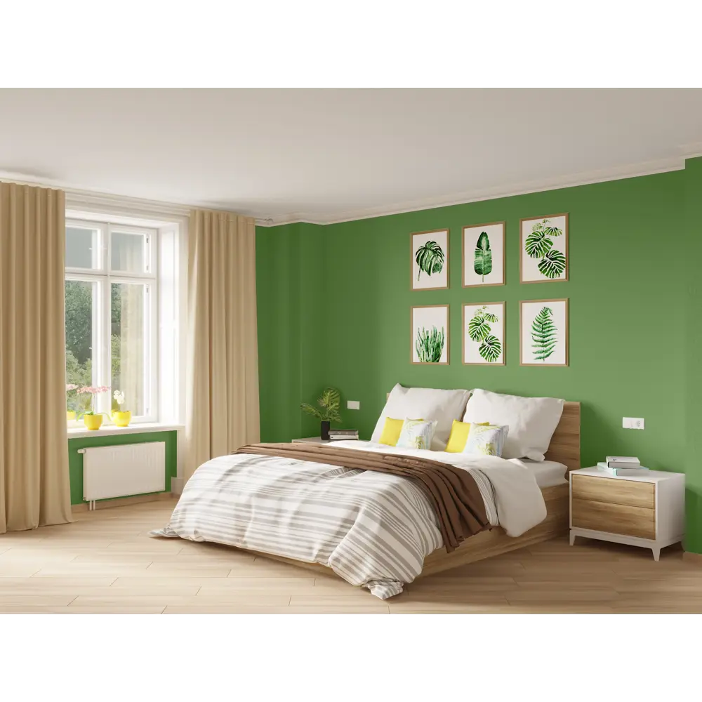 Краска для стен и потолков Trend Farbe цвет Луговая зелень 2.5 л Dufa STLM-2078362 - Вид №3