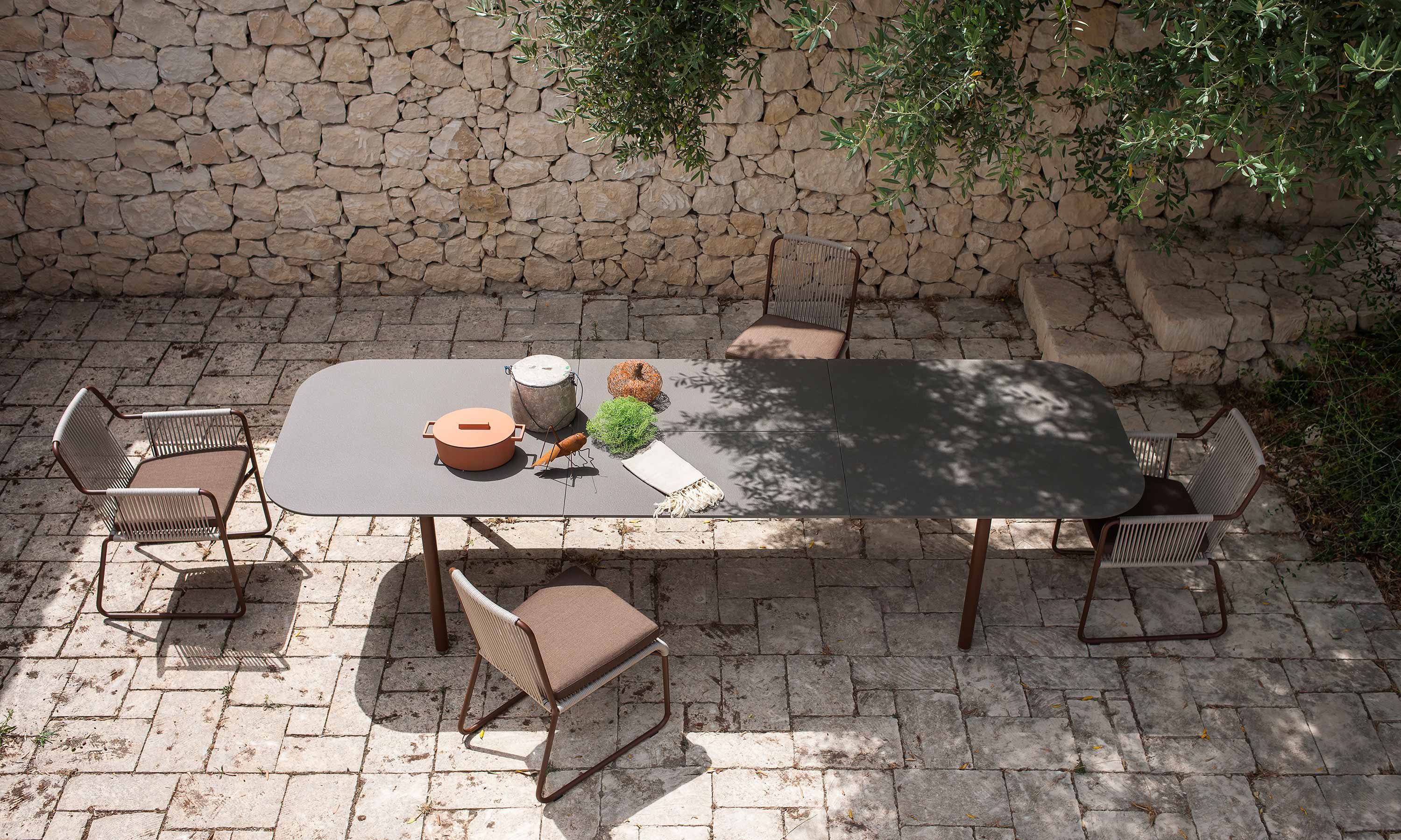 Выдвижной прямоугольный садовый стол Lapitec® RODA Piper ARCH-00075026 - Вид №3