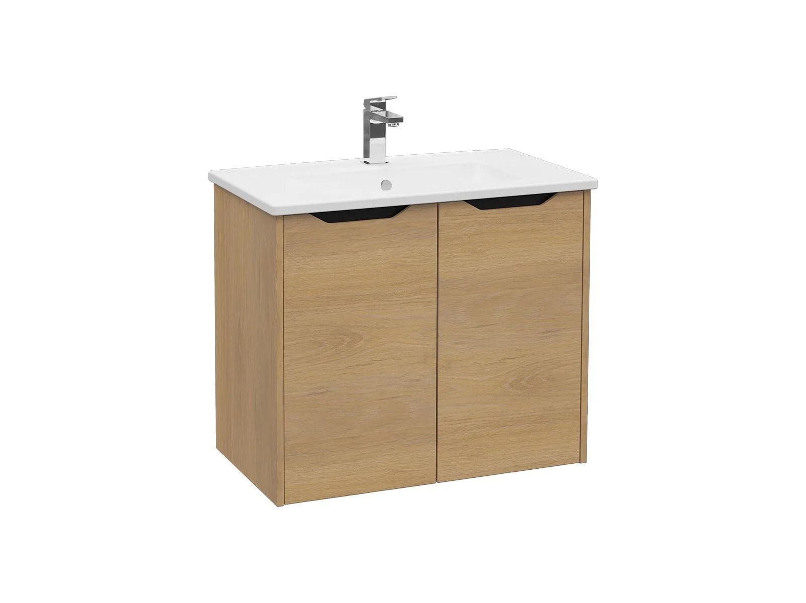 Подвесной шкаф для умывальника со встроенной раковиной VitrA Bathrooms Integra Square ARCH-00027181