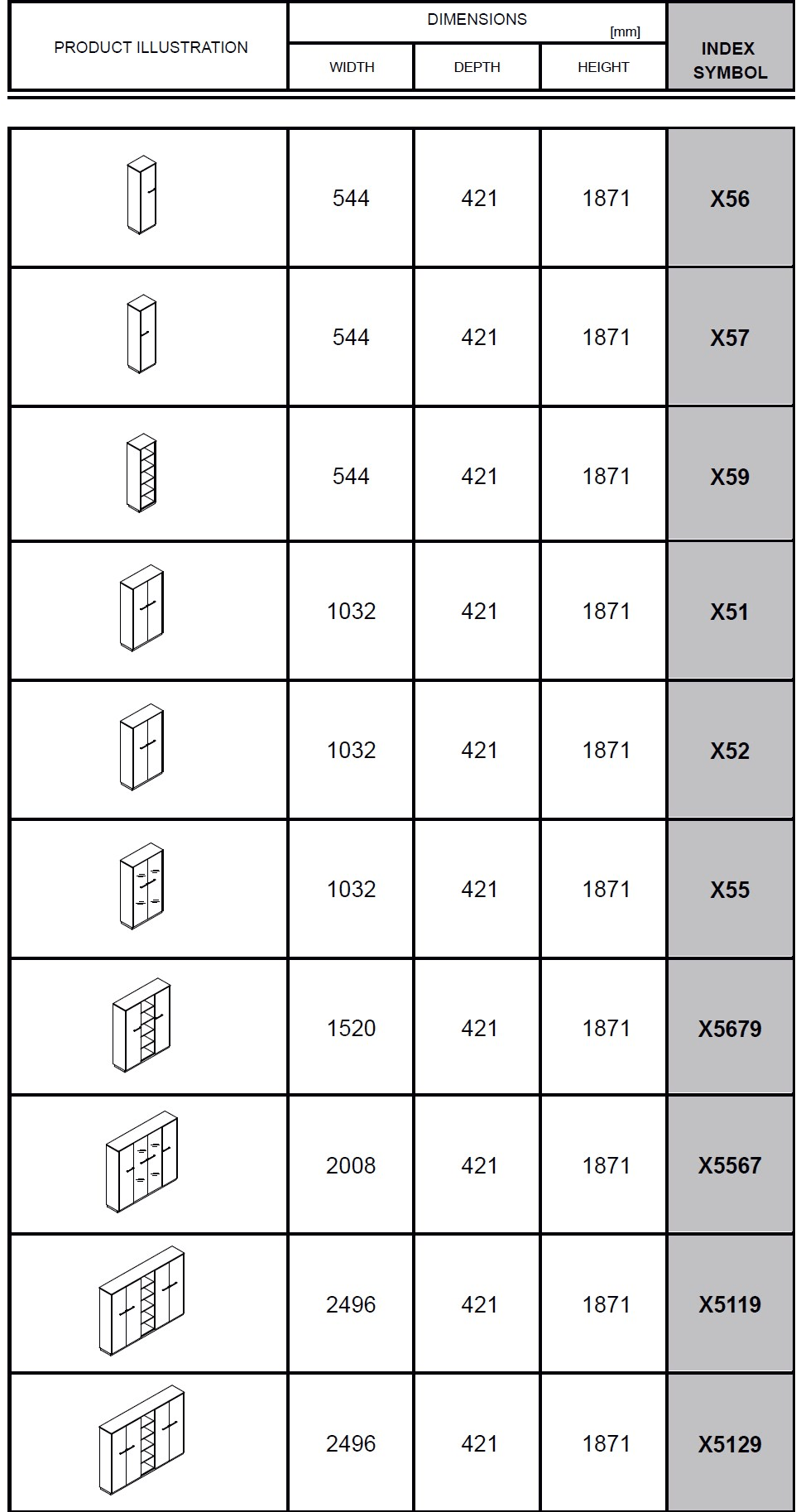 MDD Книжный шкаф для офиса Status sun-id-1512413 - Вид №4