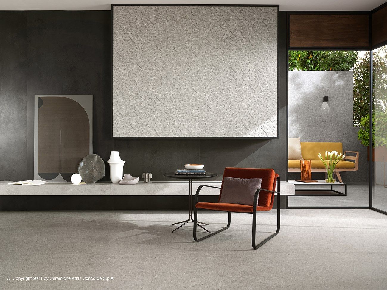 Мозаика из керамогранита для внутреннего и наружного применения Atlas Concorde Boost Stone ARCH-00110379 - Вид №1