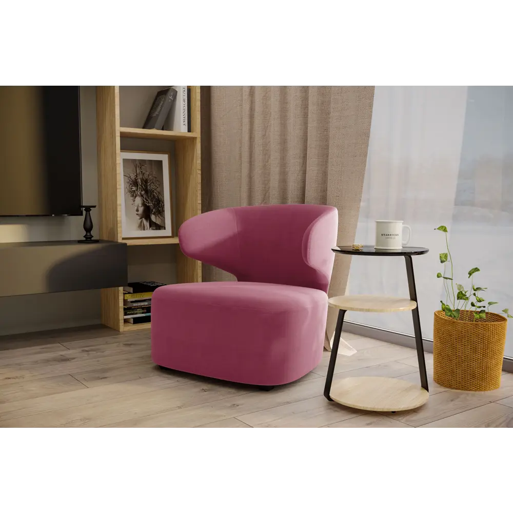 Кресло полиэстер Ицар 79x82x72 см цвет красный Camaro 14 87557054 STLM-2207373 SEASONS  - Вид №4