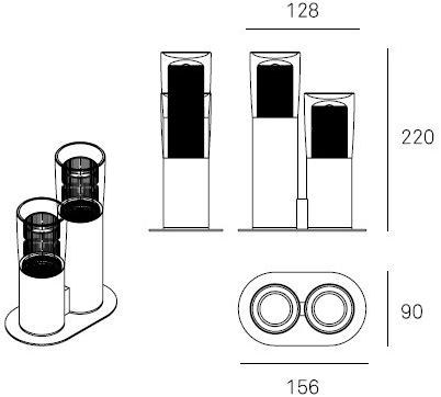 Milan Iluminacion Настольная светодиодная лампа в пмма Kupp 6313 - Вид №2
