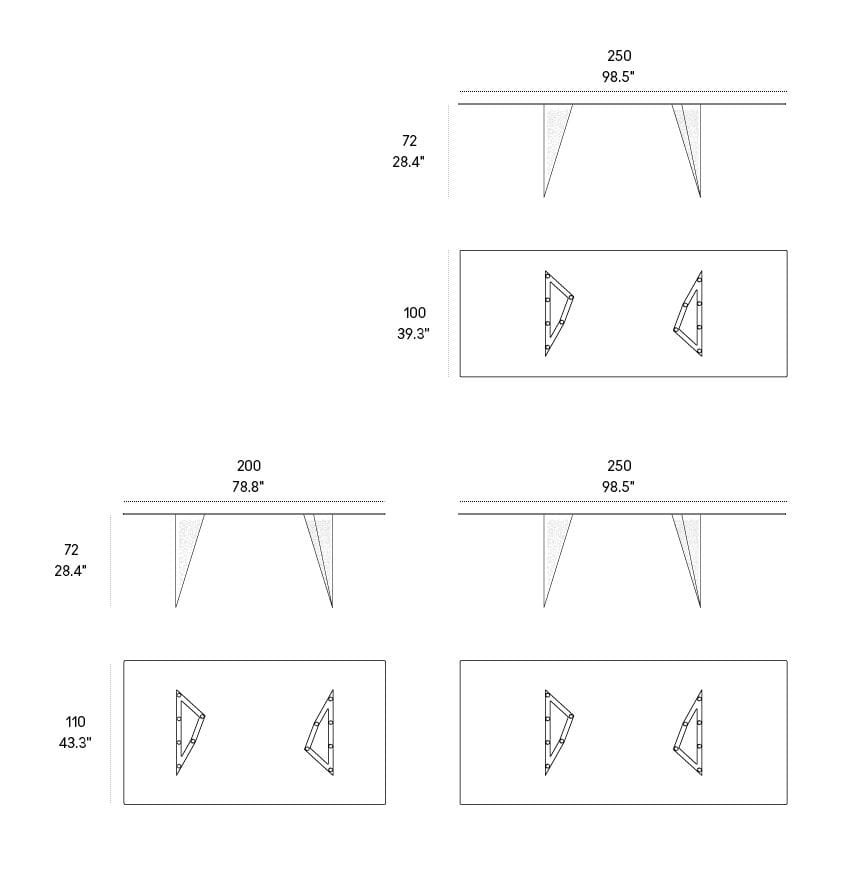 Прямоугольный стол Casamania & Horm Riddled ARCH-00047790 - Вид №4