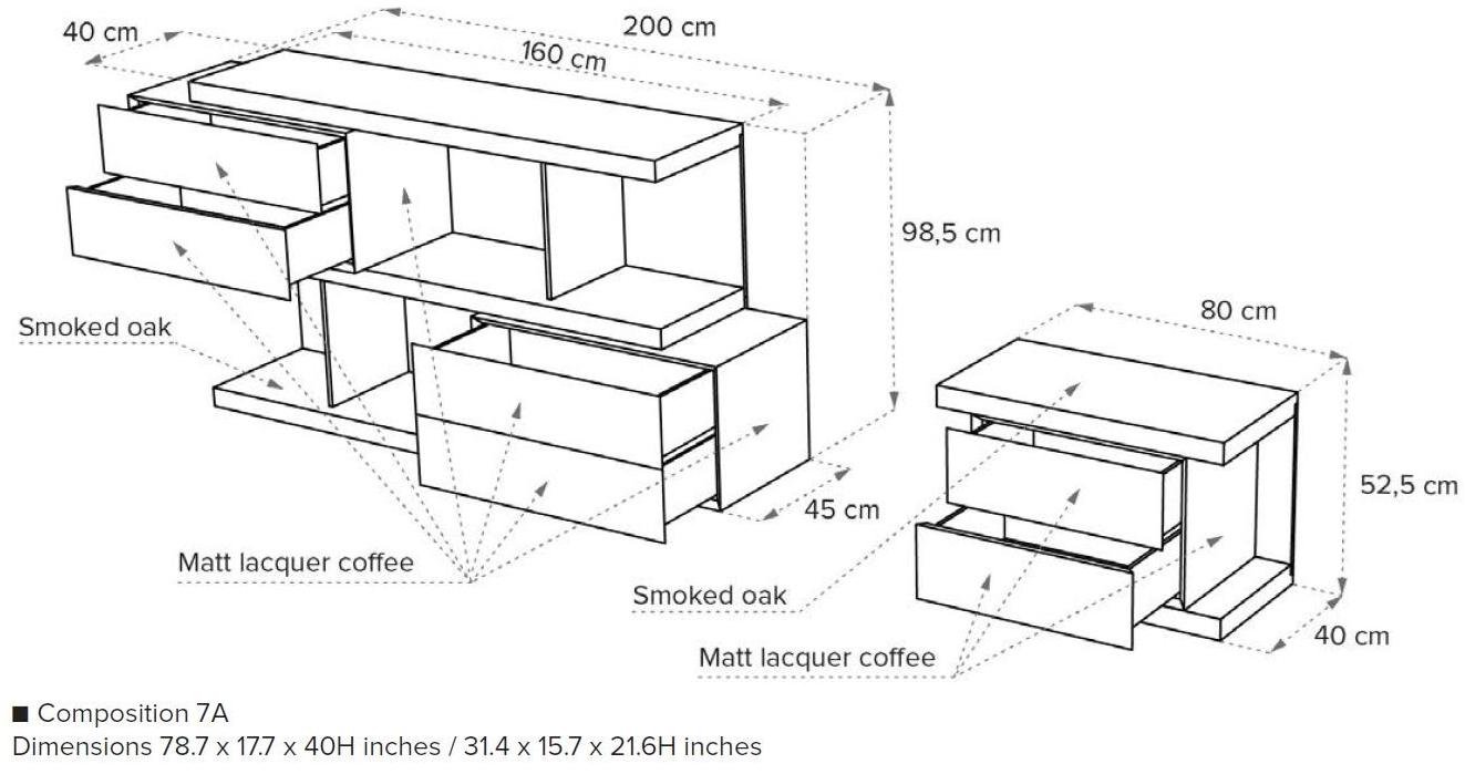 Natuzzi Модульный деревянный книжный шкаф sun-id-1482872 - Вид №17