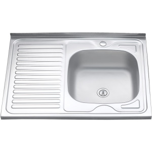 Мойка 8060 R MELANA 0,4/160 накладная прямоугольная (072 t R*20)