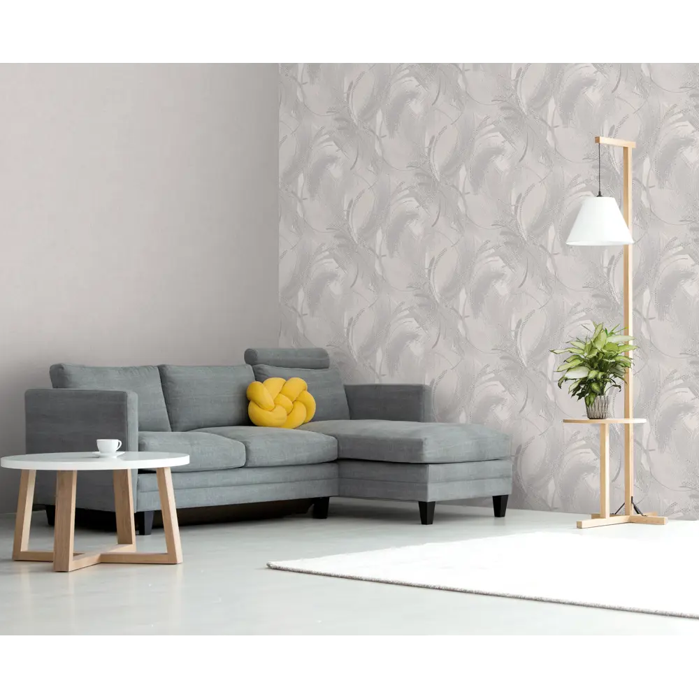 Обои флизелиновые Ateliero Extra серые 1.06 м At585191 STLM-2058520 - Вид №4