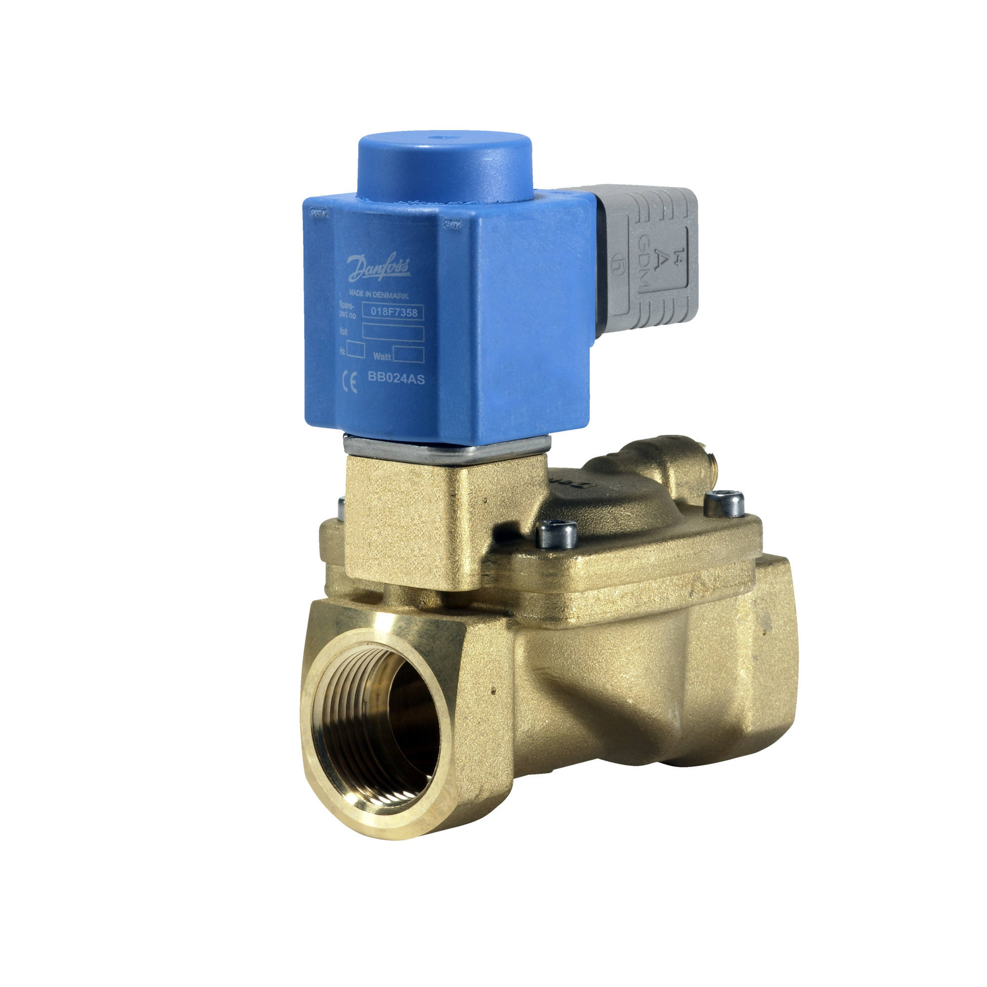 Danfoss EV220B — двухходовые электромагнитные клапаны для общей промышленности Клапан электромагнитный EV220B с кат. 032U153831  - Вид №39