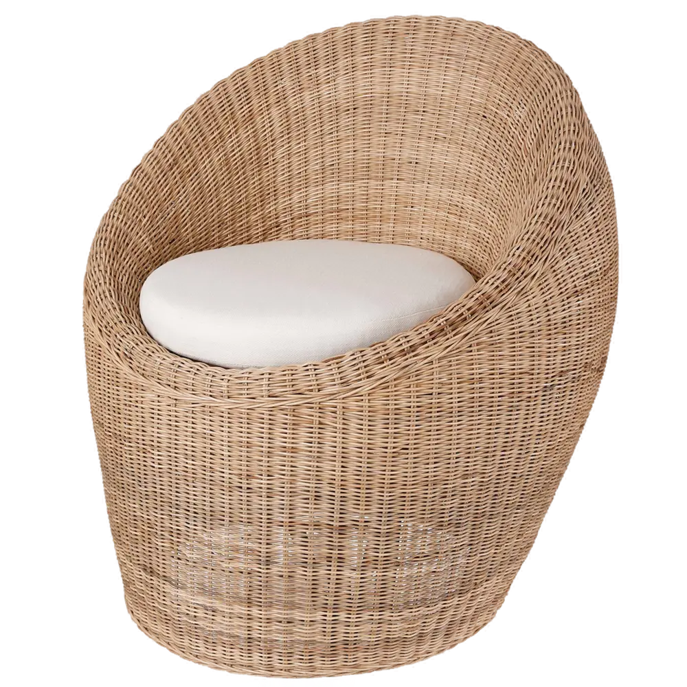 Садовое кресло Bolsena 79x83x76 см ротанг светло-коричневый Santreyd Mica outdoor furniture and decoration STLM-2202384