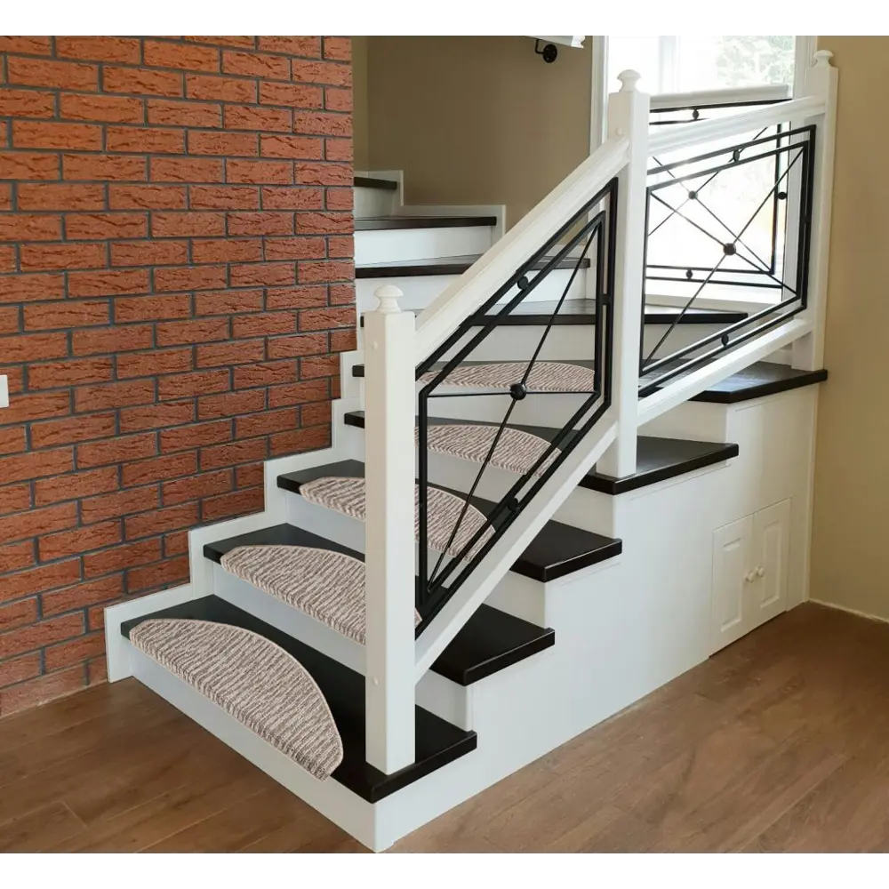 Коврик для ступеней Рэйн полипропилен 25x65 см цвет бежевый Santreyd STLM-2209575 - Вид №5