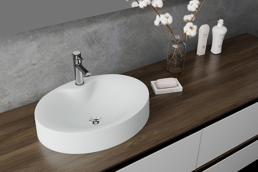 Раковина накладная Formastone Лотос 110 Лотос 110 650 - Вид №5